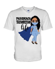 PHARMACY TECHNICIAN V-Neck T-Shirt tile