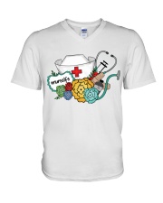 NURSE V-Neck T-Shirt tile