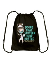 16 HOUR - DESIGN 7 Drawstring Bag tile