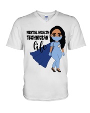 MENTAL HEALTH TECH V-Neck T-Shirt tile