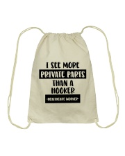 HEALTHCARE WORKER Drawstring Bag tile