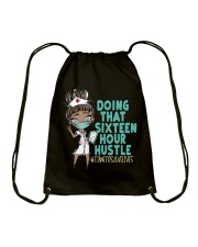 16 HOUR - DESIGN 3 Drawstring Bag tile