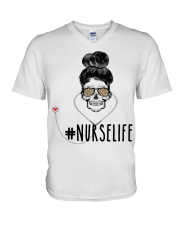 NURSE V-Neck T-Shirt tile