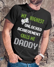 Nerdy Funny Fathers Day Gamer Dad Video Shirt Classic T-Shirt lifestyle-mens-crewneck-front-4