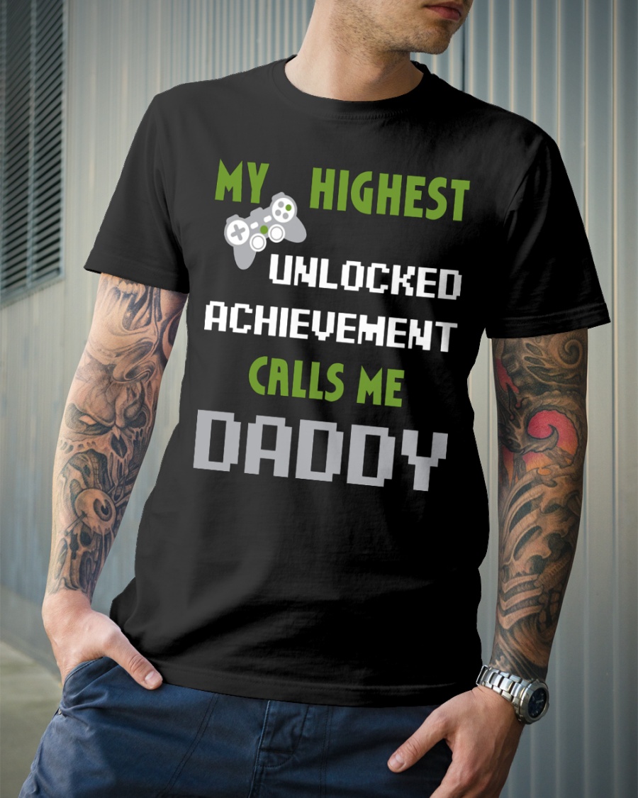 Nerdy Funny Fathers Day Gamer Dad Video Shirt Classic T-Shirt