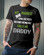 Nerdy Funny Fathers Day Gamer Dad Video Shirt Classic T-Shirt lifestyle-mens-crewneck-front-6