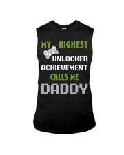 Nerdy Funny Fathers Day Gamer Dad Video Shirt Sleeveless Tee thumbnail