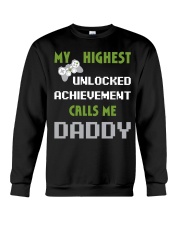 Nerdy Funny Fathers Day Gamer Dad Video Shirt Crewneck Sweatshirt thumbnail