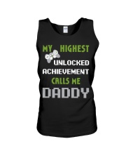 Nerdy Funny Fathers Day Gamer Dad Video Shirt Unisex Tank thumbnail