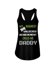 Nerdy Funny Fathers Day Gamer Dad Video Shirt Ladies Flowy Tank thumbnail