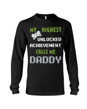 Nerdy Funny Fathers Day Gamer Dad Video Shirt Long Sleeve Tee thumbnail