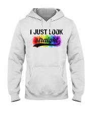 I Just Look Straight LGBT Pride Tshirt Hooded Sweatshirt thumbnail