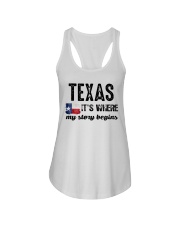 TEXAS IT'S WHERE MY STORY BEGINS SHIRT Ladies Flowy Tank thumbnail