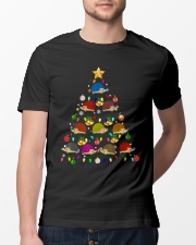 Hedgehog Christmas Tree Ornament Decor Cute Classic T-Shirt lifestyle-mens-crewneck-front-13