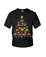 Hedgehog Christmas Tree Ornament Decor Cute Youth T-Shirt thumbnail