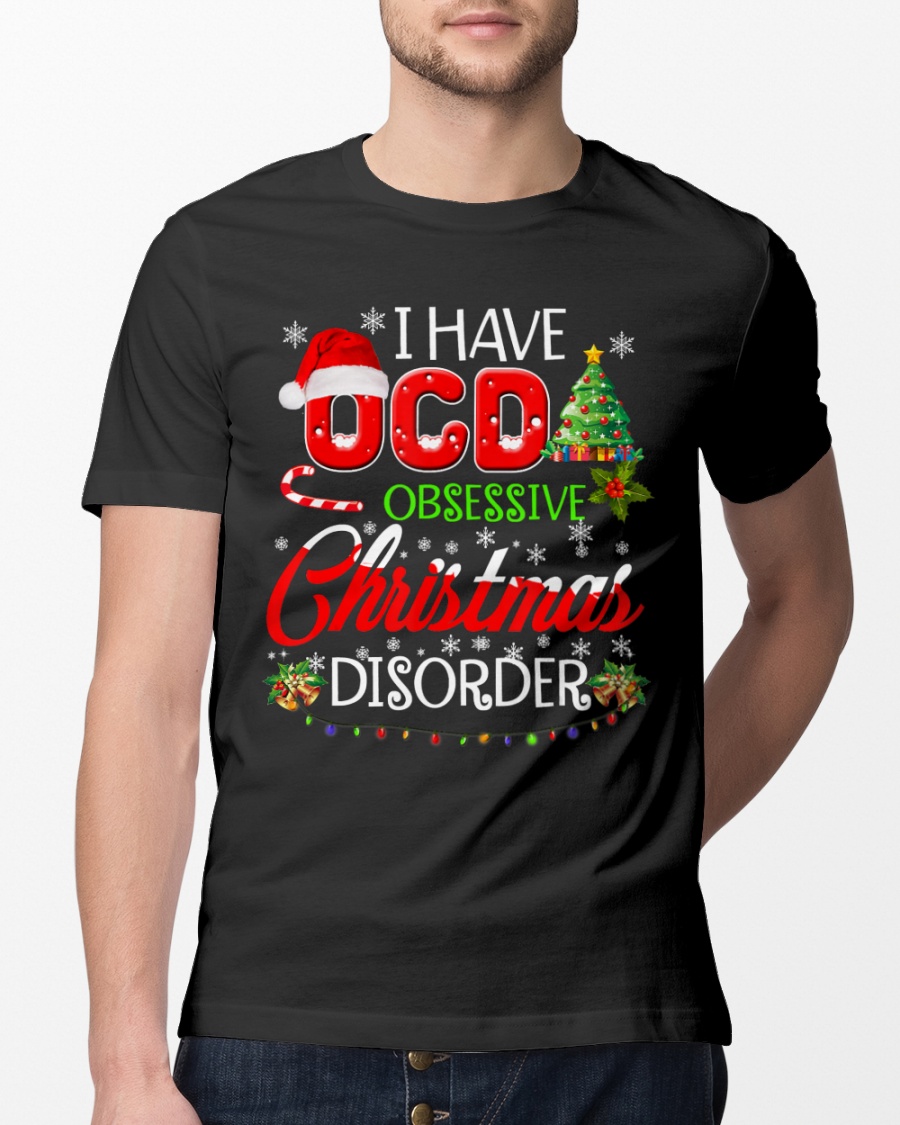 Mad Over Shirts OCD Obsessive Christmas Disorder Unisex Premium Tank Top