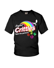 Crittles Taste The Painbow Funny DND DM D20 Shirt Youth T-Shirt thumbnail