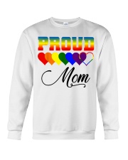 LGBT Pride Proud Mom LGBT Gay Lesbian Pride Shirt Crewneck Sweatshirt thumbnail