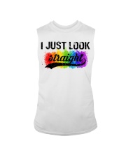 I Just Look Straight LGBT Pride Tshirt Sleeveless Tee thumbnail