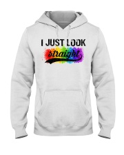 I Just Look Straight LGBT Pride Tshirt Hooded Sweatshirt thumbnail