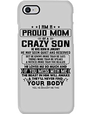 January Girl Phone Case tile