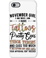 November Girl Phone Case thumbnail