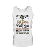 November Girl Unisex Tank thumbnail