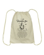 December Girl Drawstring Bag tile