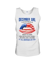 December Girl Unisex Tank thumbnail