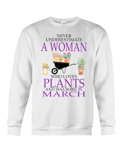 March Woman Crewneck Sweatshirt thumbnail