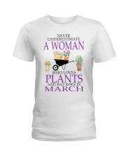 March Woman Ladies T-Shirt thumbnail