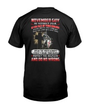 November Man Classic T-Shirt back