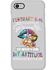 February Girl Phone Case tile