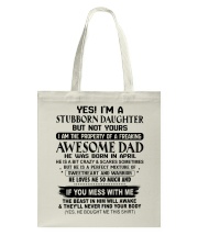 April Dad Tote Bag tile