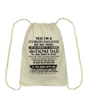 April Dad Drawstring Bag tile