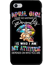 April Girl Phone Case tile
