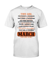 March Girl Classic T-Shirt front