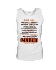 March Girl Unisex Tank thumbnail