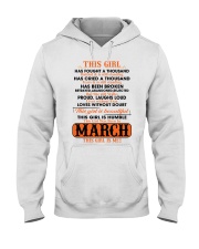 March Girl Hooded Sweatshirt thumbnail