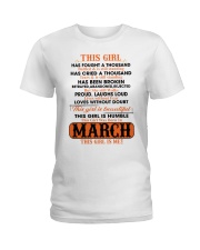 March Girl Ladies T-Shirt thumbnail