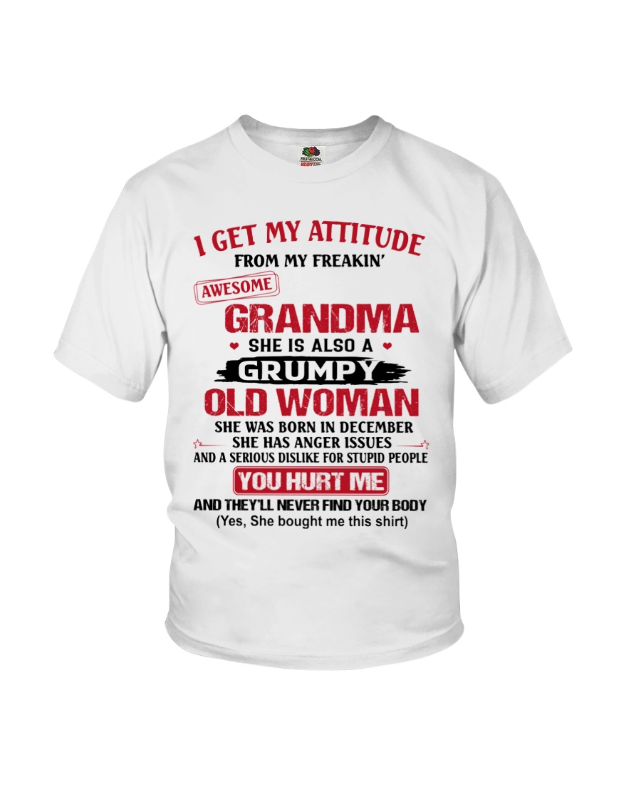 December Grandma Youth T-Shirt