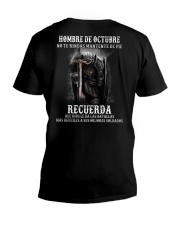 October Man V-Neck T-Shirt thumbnail