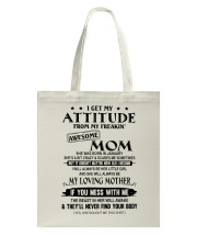 January Mom Tote Bag tile