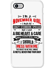 November Girl Phone Case thumbnail