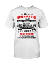 November Girl Classic T-Shirt front