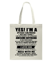 March Girl Tote Bag tile