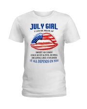 July Girl Ladies T-Shirt thumbnail