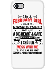 February Girl Phone Case thumbnail