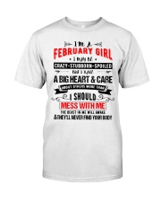 February Girl Classic T-Shirt front