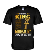 march man 18 V-Neck T-Shirt thumbnail
